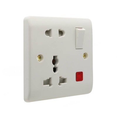 Bakelite Material Wall Socket With Switch 5pin Socket